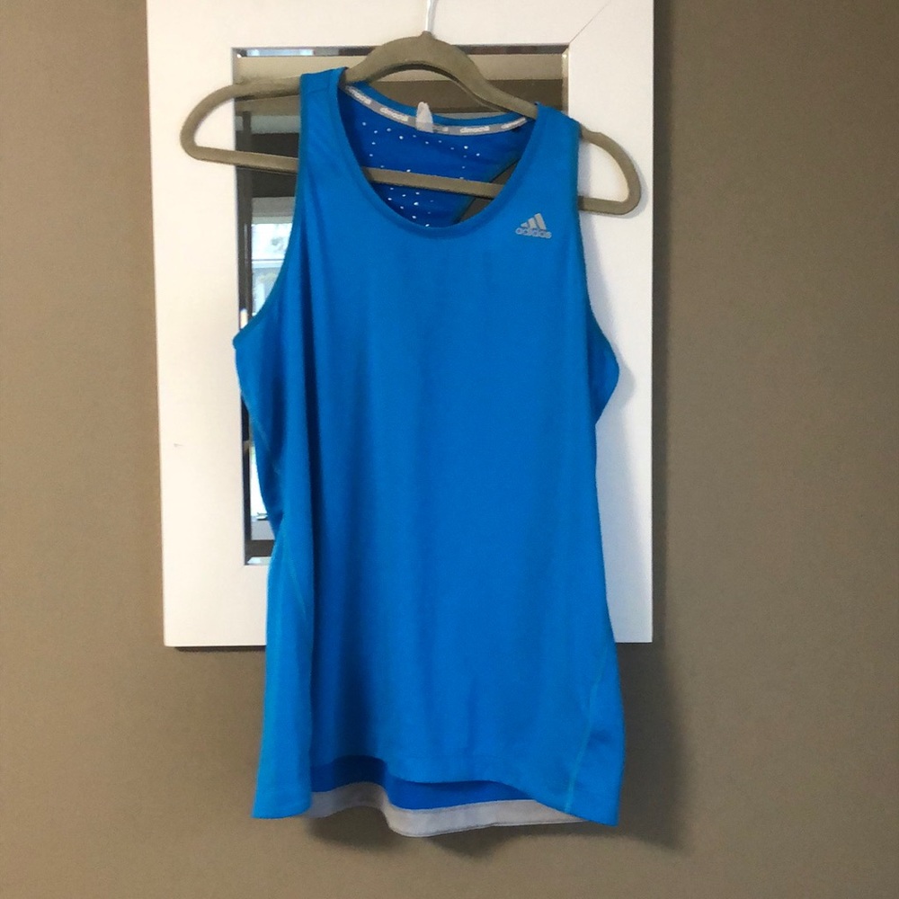 Adidas Blue Climachill Tank Top